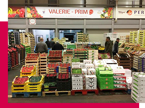 Valérie primeurs à Rungis